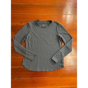 Kuhl Womens Small Gray Long Sleeve Performance Hiking Top Tencel Blend